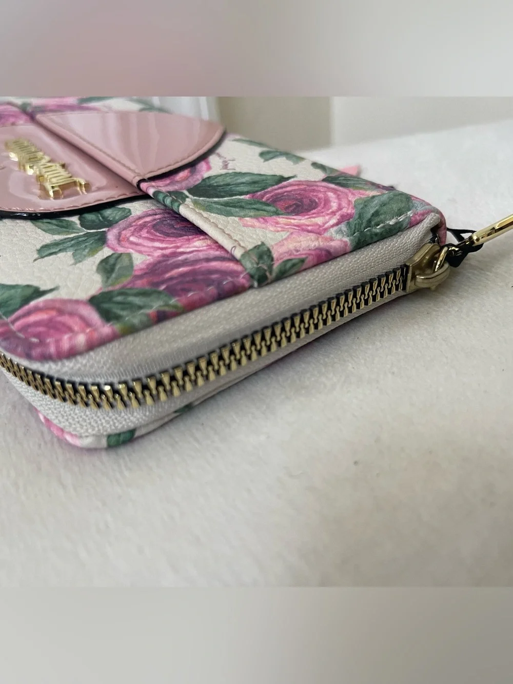 Juicy Couture Pink Heart Floral Women's Wallet